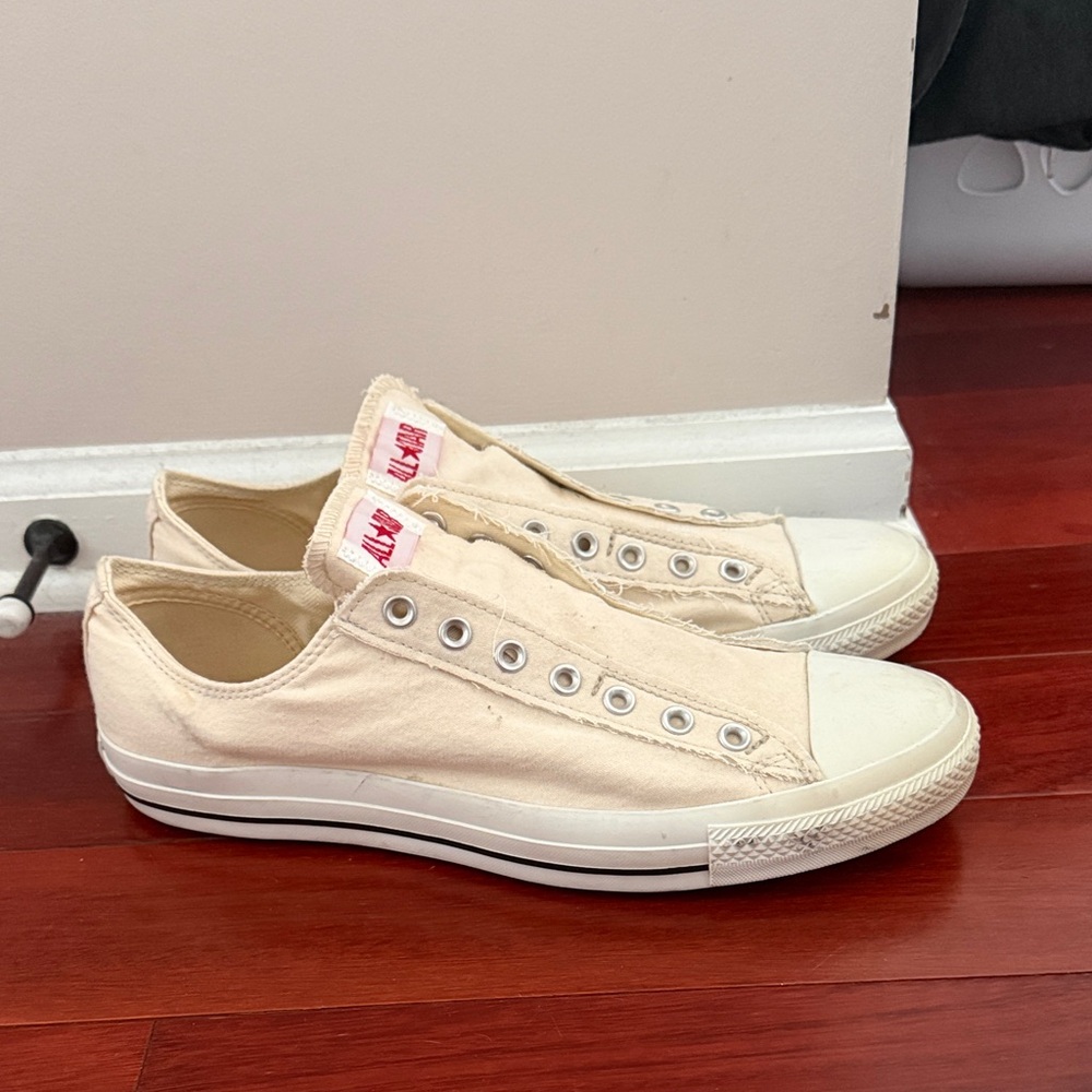 Converse Off-White Slip-On Sneakers